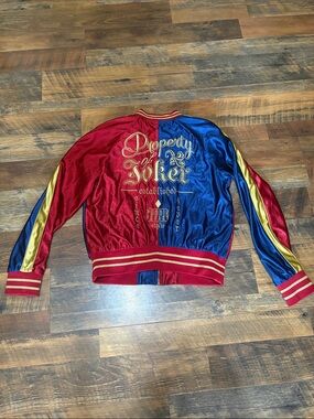 Harley Quinn Suicide Squad Red & Blue Jacket Size XL